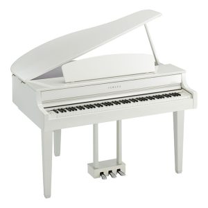 Yamaha Clavinova CLP-765gp Polished White Digital Baby Grand Piano