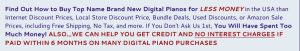 piano review website offering low prices