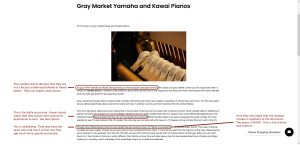 More Gray Market Piano Reseller Misinformation